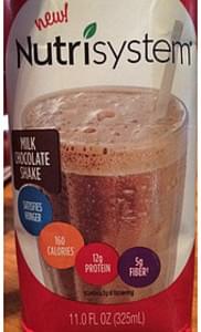 Nutrisystem Milk Chocolate Shake - 325 ml, Nutrition Information | Innit