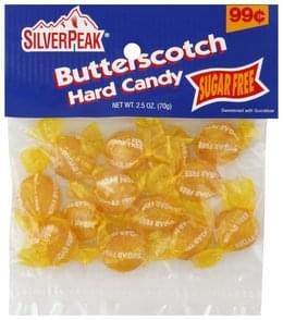 Silver Peak Sugar Free, Butterscotch Hard Candy - 2.5 oz, Nutrition ...