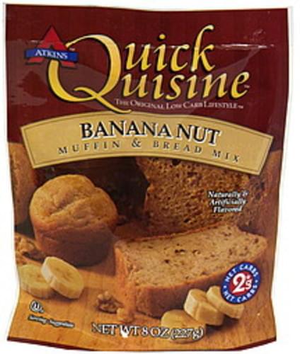 Atkins Banana Nut Muffin And Bread Mix 8 Oz Nutrition Information Innit