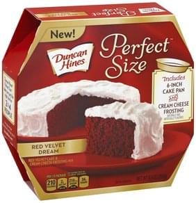 Duncan Hines Red Velvet Dream Cake & Frosting Mix - 9.4 oz, Nutrition ...