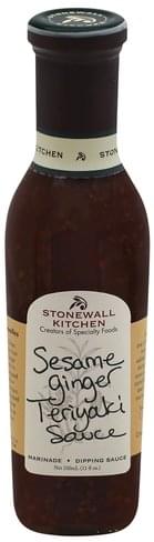 Stonewall Kitchen Sesame Ginger Teriyaki Sauce - 11 Oz, Nutrition ...