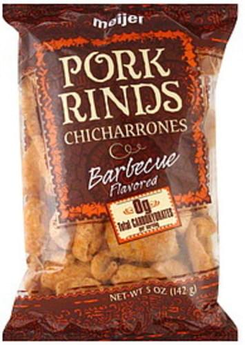 Meijer Barbecue Flavored Pork Rinds - 5 oz, Nutrition Information | Innit