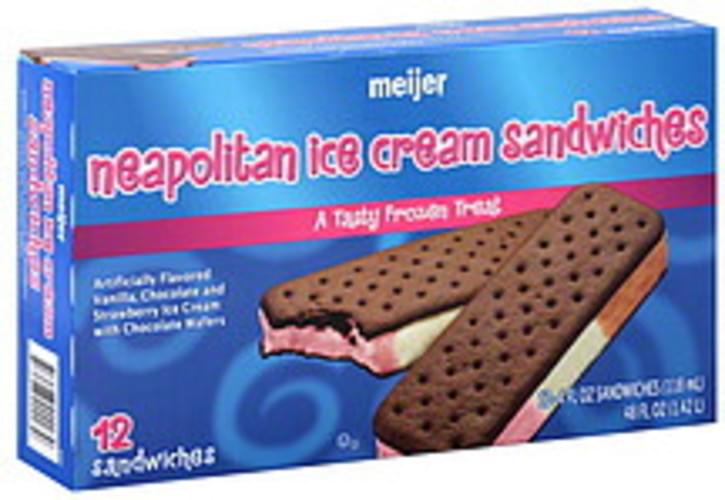 Neapolitan Ice Cream Sandwich Nutritional Information | Besto Blog