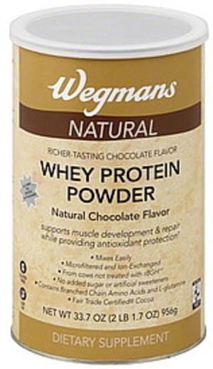 Wegmans Natural, Natural Chocolate Flavor Whey Protein Powder - 33.7 Oz ...