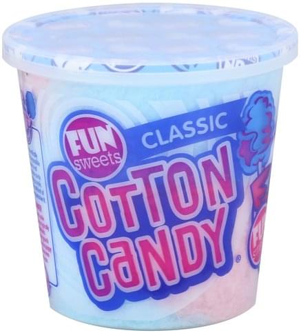 Fun Sweets Classic Cotton Candy - 1.5 oz, Nutrition Information | Innit