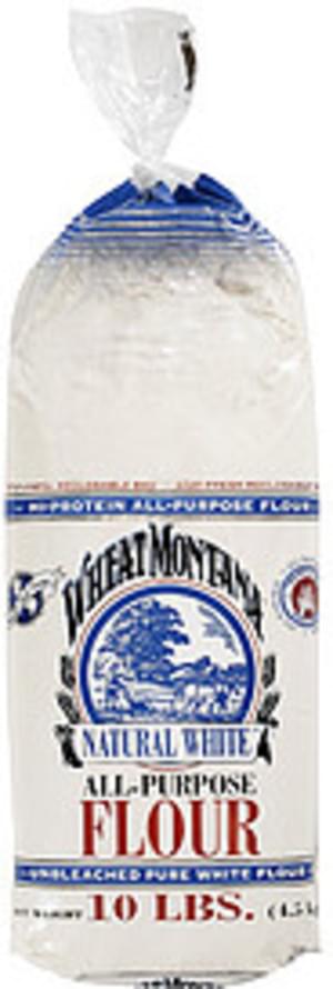 Wheat Montana Natural White All Purpose Flour 10 Lb Nutrition