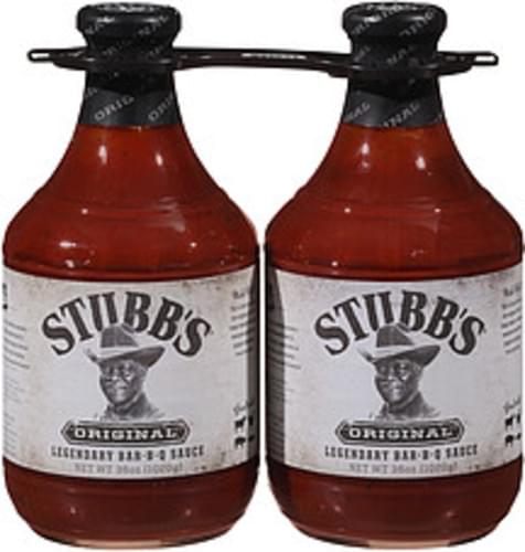 Stubb's Original Legendary Bar-B-Q Sauce - 72 Oz, Nutrition Information ...