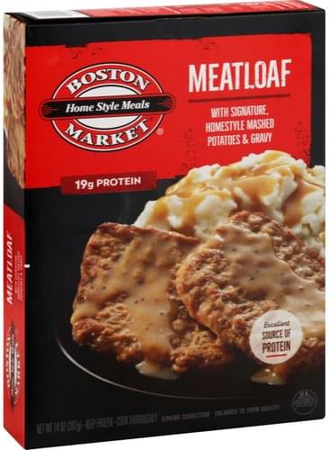 Boston Market with Mashed Potatoes & Traditional Brown Gravy Meatloaf ...