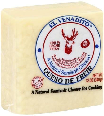 El Venadito Queso De Freir Cheese - 12 Oz, Nutrition Information | Innit