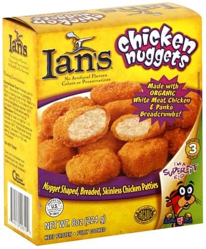 Ians Chicken Nuggets - 8 oz, Nutrition Information | Innit