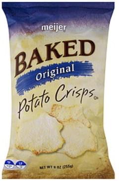 Meijer Original Potato Crisps - 9 oz, Nutrition Information | Innit