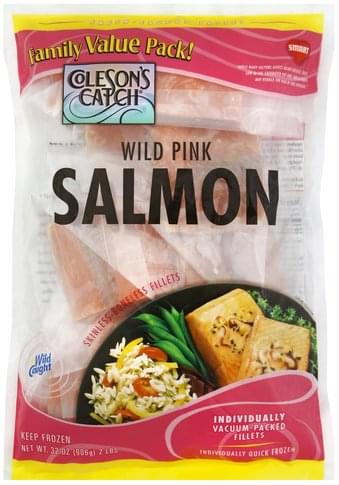 Colesons Catch Wild Pink, Family Value Pack! Salmon - 32 oz, Nutrition ...