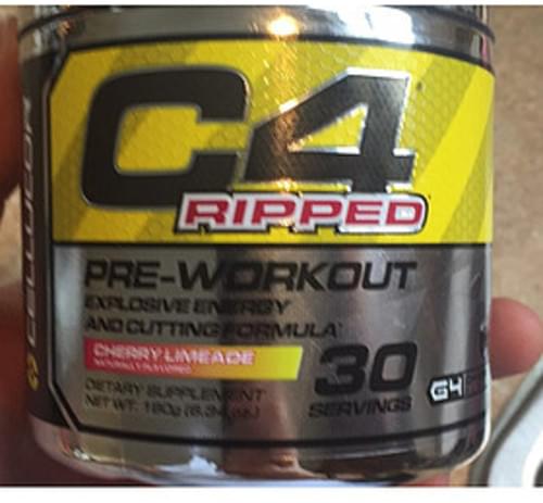 C4 Ripped Cherry Limeade Pre Workout 6 G Nutrition