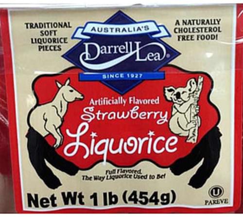 Darrell Lea Strawberry Liquorice 38 G Nutrition Information Innit