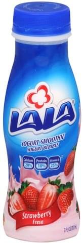 Lala Strawberry Yogurt Smoothie - 7 oz, Nutrition Information | Innit