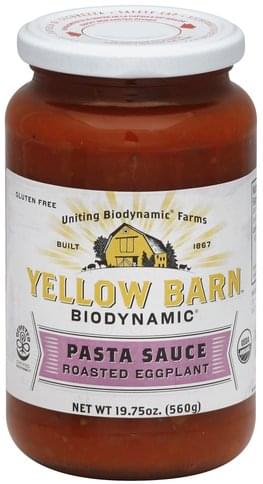 Yellow Barn Roasted Eggplant Pasta Sauce 19 75 Oz Nutrition