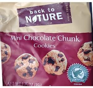 Back To Nature Mini Chocolate Chunk Cookies 35 G Nutrition Information Innit
