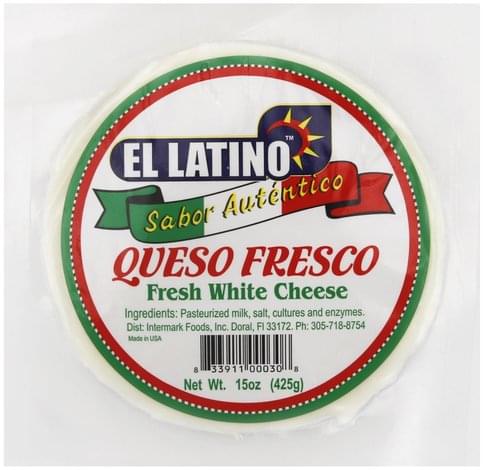 El Latino Queso Fresco - 15 oz, Nutrition Information | Innit