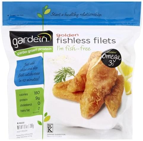 Gardein Golden Fishless Filets - 6 ea, Nutrition Information | Innit