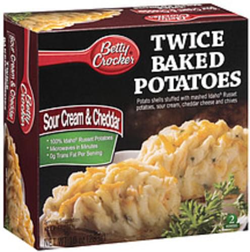 Betty Crocker Sour Cream And Cheddar Twice Baked Potatoes 10 Oz Nutrition Information Innit 5927