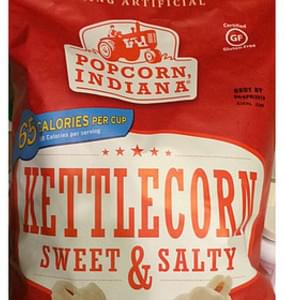 Popcorn, Indiana Kettlecorn Sweet & Salty Popcorn - 28 g, Nutrition ...