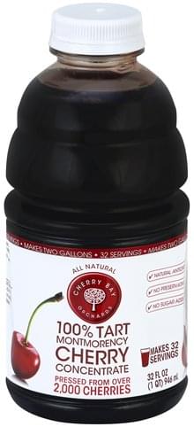 Cherry Bay Orchards 100% Tart Montmorency Cherry Concentrate - 32 oz ...