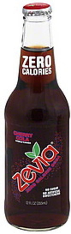 Zevia Zero Calorie Cherry Cola Soda 12 Oz Nutrition Information Innit