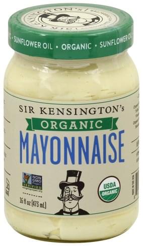 Sir Kensington's Organic Mayonnaise - 16 Oz, Nutrition Information | Innit