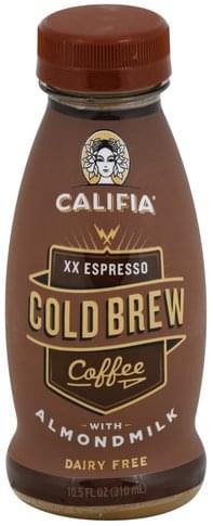 Califia Farms With Almondmilk, 100% Arabica, XX Espresso, Cold Brew ...