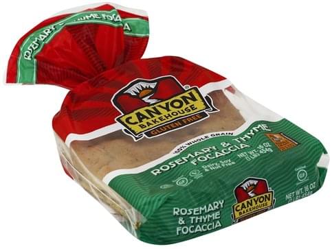 canyon bakehouse gluten free bread calories