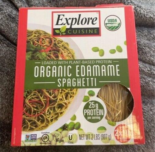 Explore Cuisine Organic Edamame Spaghetti 56 G Nutrition Information Innit 8186