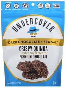 Undercover Quinoa Crispy, Dark Chocolate + Seeds Quinoa Snack - 2 oz ...