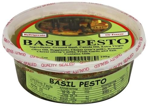 Penne Lane Pasta Basil Pesto - 7 oz, Nutrition Information | Innit