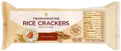 CRUNCHMASTER Original Rice Crackers - 3.5 oz, Nutrition Information | Innit