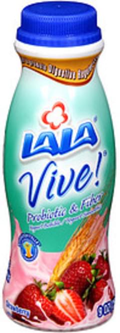 Lala Strawberry Vive! Probiotic & Fiber Yogurt Smoothie - 9 oz ...