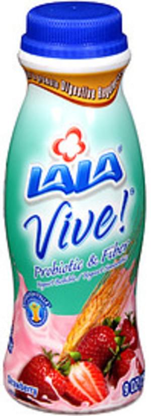 Lala Strawberry Vive! Probiotic & Fiber Yogurt Smoothie - 9 Oz 