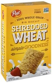 Shredded Wheat Big Biscuit Cereal - 18 ea, Nutrition Information | Innit