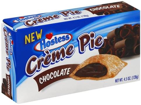 Hostess Chocolate Creme Pie - 4.5 oz, Nutrition Information | Innit