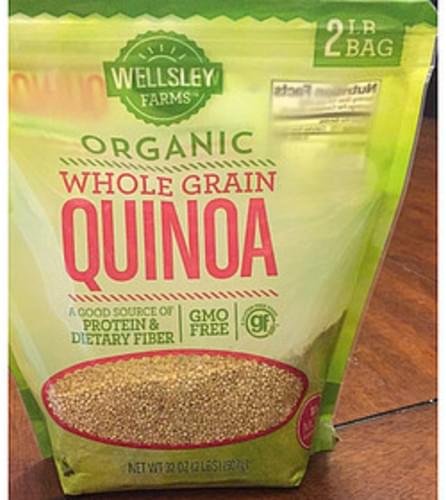 Wellsley Farms Oganic Whole Grain Quinoa - 45 g, Nutrition Information ...