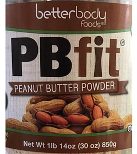 BetterBody Foods PB Fit Peanut Butter Powder - 12 G, Nutrition ...