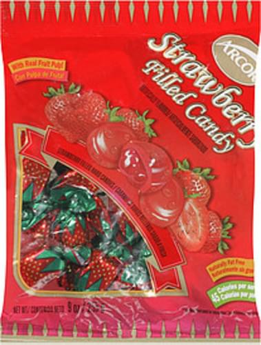 Arcor Strawberry Filled Hard Candy 9 Oz Nutrition Information Innit